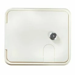 Locking Electrical Hatch – Polar White