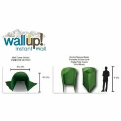 WallUp Portable Privacy Wall, Camo -Campingworld Shop 087373 6