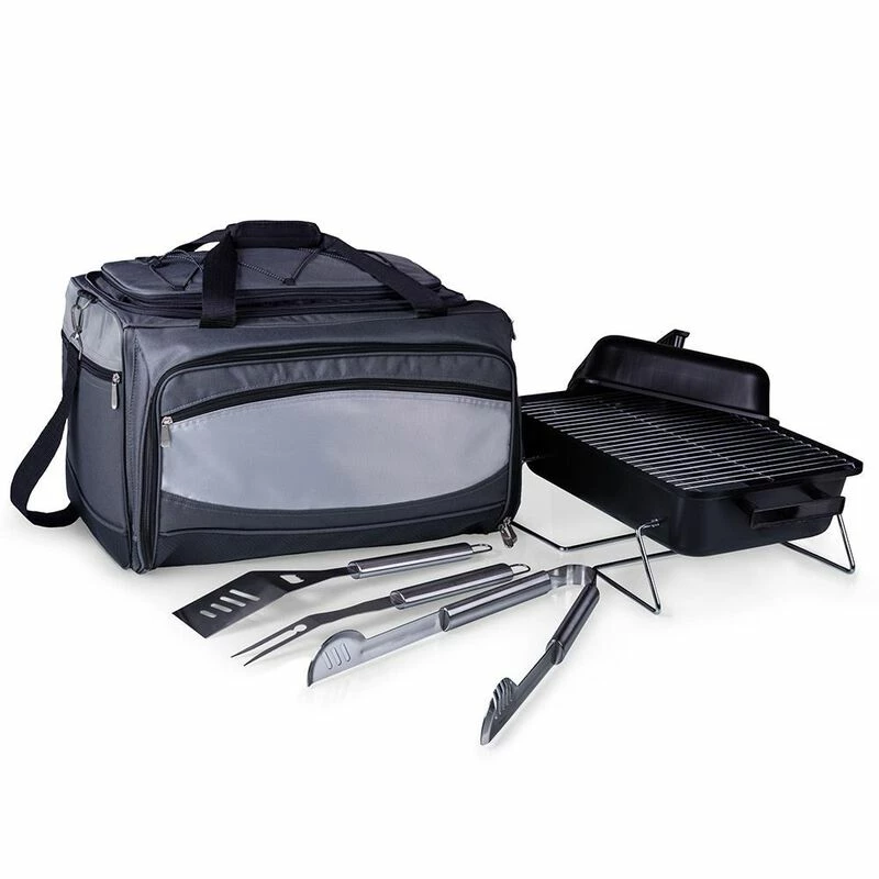 Buccaneer Portable Charcoal BBQ & Cooler Tote 3 Buccaneer Portable Charcoal BBQ & Cooler Tote