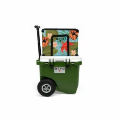 RovR RollR 45-Qt. Wheeled Cooler With Collapsible LandR Bin