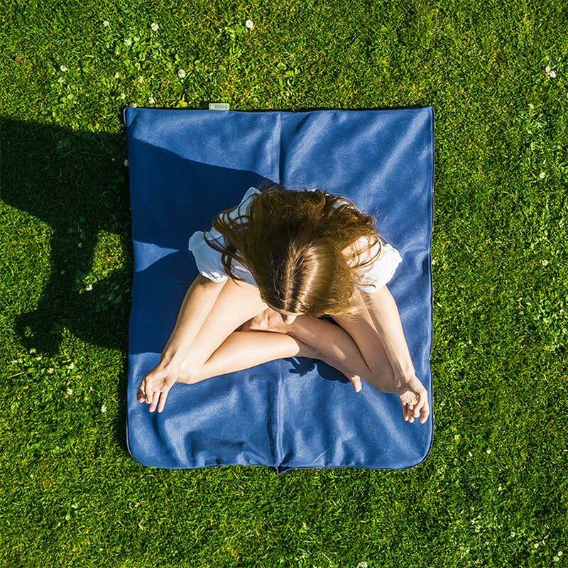 CGear Transitional Sand-Free Backpack And Personal Mat, Blue Floral 7 CGear Transitional Sand-Free Backpack And Personal Mat, Blue Floral - Image 5