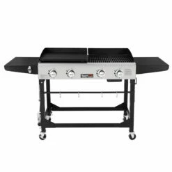 Royal Gourmet Premium 4-Burner Folding Gas Grill And Griddle