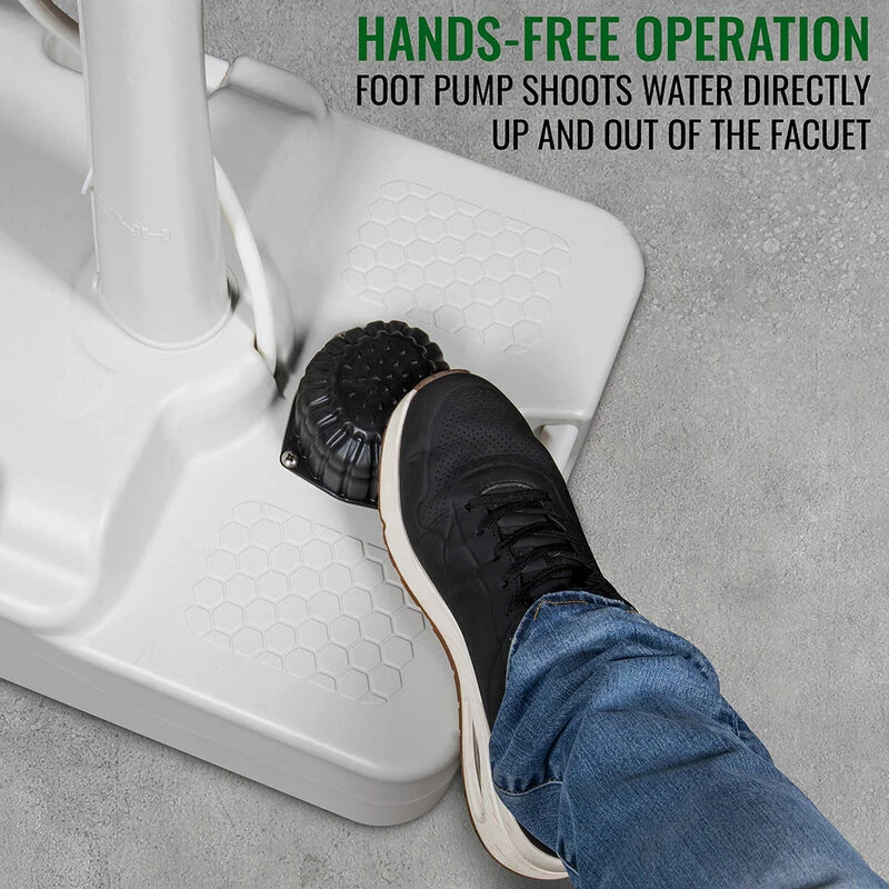 Outdoor 7.9 Gallon Portable Sink With Foot Pump And Soap Dispenser 9 Outdoor 7.9 Gallon Portable Sink With Foot Pump And Soap Dispenser - Image 7