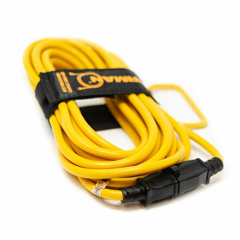 Medium Duty 5-15P To 5-15R Generator Utility Power Cord With Storage Strap, 25 Ft. 4 Medium Duty 5-15P To 5-15R Generator Utility Power Cord With Storage Strap, 25 Ft. - Image 2