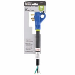 Electric World 30 Amp Male Strip End Cord 10 Electric World 30 Amp Male Strip End Cord -Campingworld Shop 141360 4