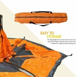 GlareWheel Instant Pop-Up Tent, Orange XL -Campingworld Shop 381237 ORAN 5
