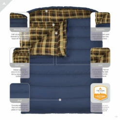 TETON Sports Mammoth 20°F Double Sleeping Bag 19 TETON Sports Mammoth 20°F Double Sleeping Bag -Campingworld Shop 381420 5