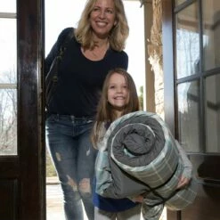 Disc-O-Bed Children's Duvalay Luxury Sleeping Pad, Ocean Plaid -Campingworld Shop 381433 4