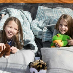 Disc-O-Bed Children's Duvalay Luxury Sleeping Pad, Ocean Plaid -Campingworld Shop 381433 5