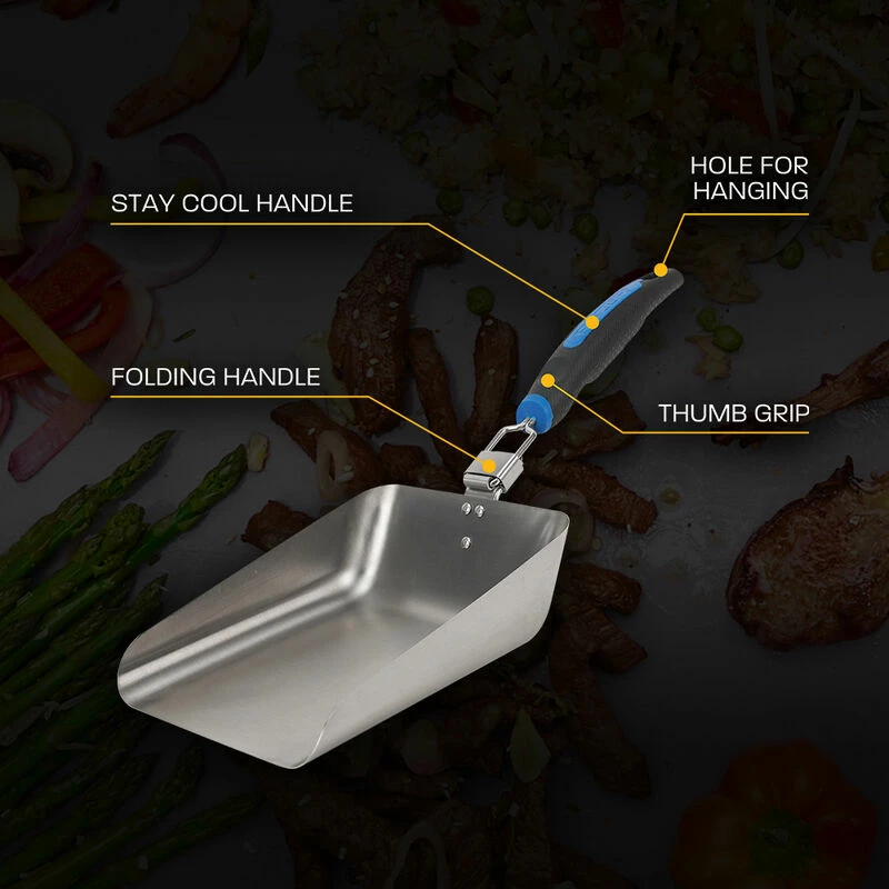 Razor Griddle Scooper With Folding Handle 13 Razor Griddle Scooper With Folding Handle - Image 11