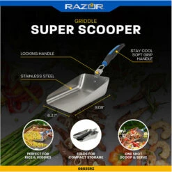 Razor Griddle Scooper With Folding Handle 25 Razor Griddle Scooper With Folding Handle -Campingworld Shop 381453 9