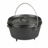 Stansport 4-Quart Pre-Seasoned Cast Iron Dutch Oven With Legs -Campingworld Shop 381640 1