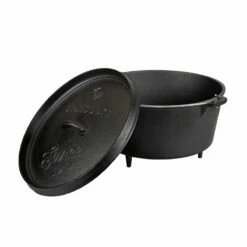 Stansport 8-Quart Pre-Seasoned Cast Iron Dutch Oven With Legs -Campingworld Shop 381641 3