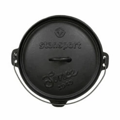 Stansport 8-Quart Pre-Seasoned Cast Iron Dutch Oven With Legs -Campingworld Shop 381641 5