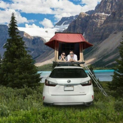 Trustmade Max Hardshell Rooftop Tent, Black/Beige -Campingworld Shop 381765 3