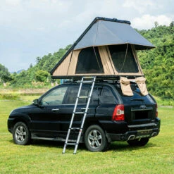 Trustmade Max Hardshell Rooftop Tent, Black/Beige -Campingworld Shop 381765 7