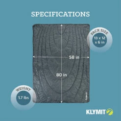 Klymit Horizon Travel Blanket 13 Klymit Horizon Travel Blanket -Campingworld Shop 381798 5