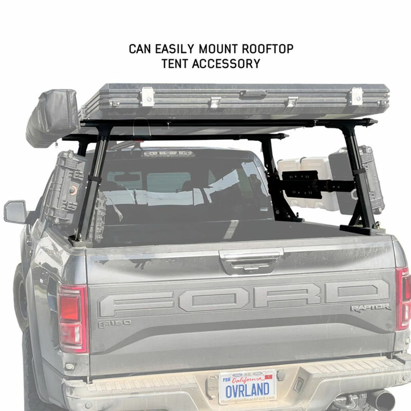 Overland Vehicle Systems Freedom Rack With Crossbars And 6.5' Side Support Bars 8 Overland Vehicle Systems Freedom Rack With Crossbars And 6.5' Side Support Bars - Image 6