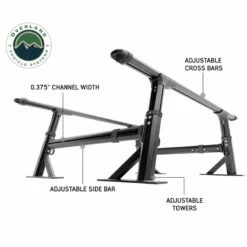 Overland Vehicle Systems Freedom Rack With Crossbars And 8' Side Support Bars