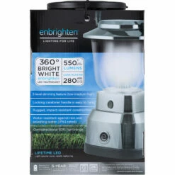 GE Enbrighten Nickel-Plated Dimmable Lantern -Campingworld Shop 382253 3