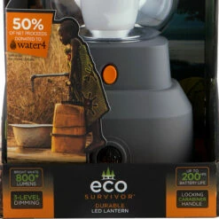 EcoSurvivor 6D USB Lantern, Rubberized Gray 15 EcoSurvivor 6D USB Lantern, Rubberized Gray -Campingworld Shop 382288 10