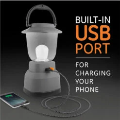 EcoSurvivor 6D USB Lantern, Rubberized Gray 24 EcoSurvivor 6D USB Lantern, Rubberized Gray -Campingworld Shop 382288 8