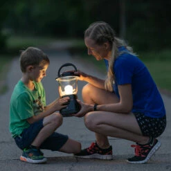 GE Enbrighten LED 6D USB-Charging Lantern, Black -Campingworld Shop 382305 9