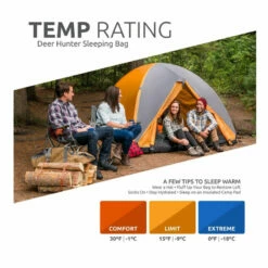 TETON Sports Deer Hunter 0°F Canvas Sleeping Bag, Right Zipper 10 TETON Sports Deer Hunter 0°F Canvas Sleeping Bag, Right Zipper -Campingworld Shop 382879 3