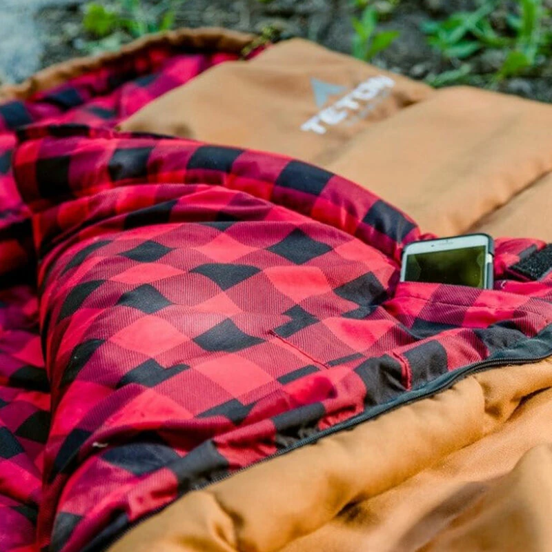 TETON Sports Deer Hunter 0°F Canvas Sleeping Bag, Right Zipper 6 TETON Sports Deer Hunter 0°F Canvas Sleeping Bag, Right Zipper - Image 4