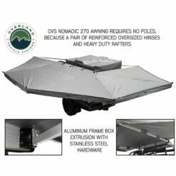 Overland Vehicle Systems 270 Driver-Side Awning And Wall 1, 2, And 3 With Mounting Brackets -Campingworld Shop 383103 2