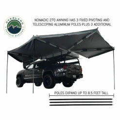 Overland Vehicle Systems 270 Driver-Side Awning And Wall 1, 2, And 3 With Mounting Brackets -Campingworld Shop 383103 4