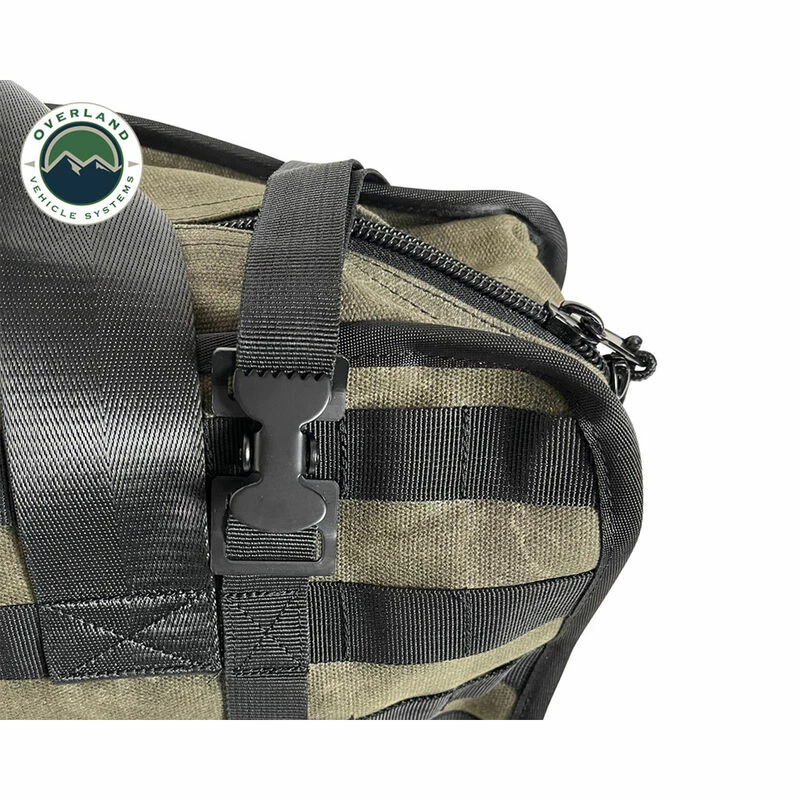 Overland Vehicle Systems Waxed Canvas Large Recovery Bag 5 Overland Vehicle Systems Waxed Canvas Large Recovery Bag - Image 3