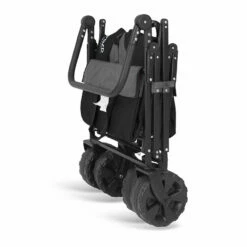 Wonderfold Outdoor S2 Push And Pull Utility Folding Wagon With Wide Beach Tires -Campingworld Shop 383623 BLCK 7