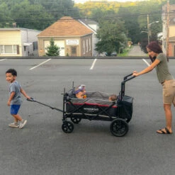 Wonderfold Outdoor X4 Push And Pull Stroller Wagon With Canopy -Campingworld Shop 383627 NAVY 12