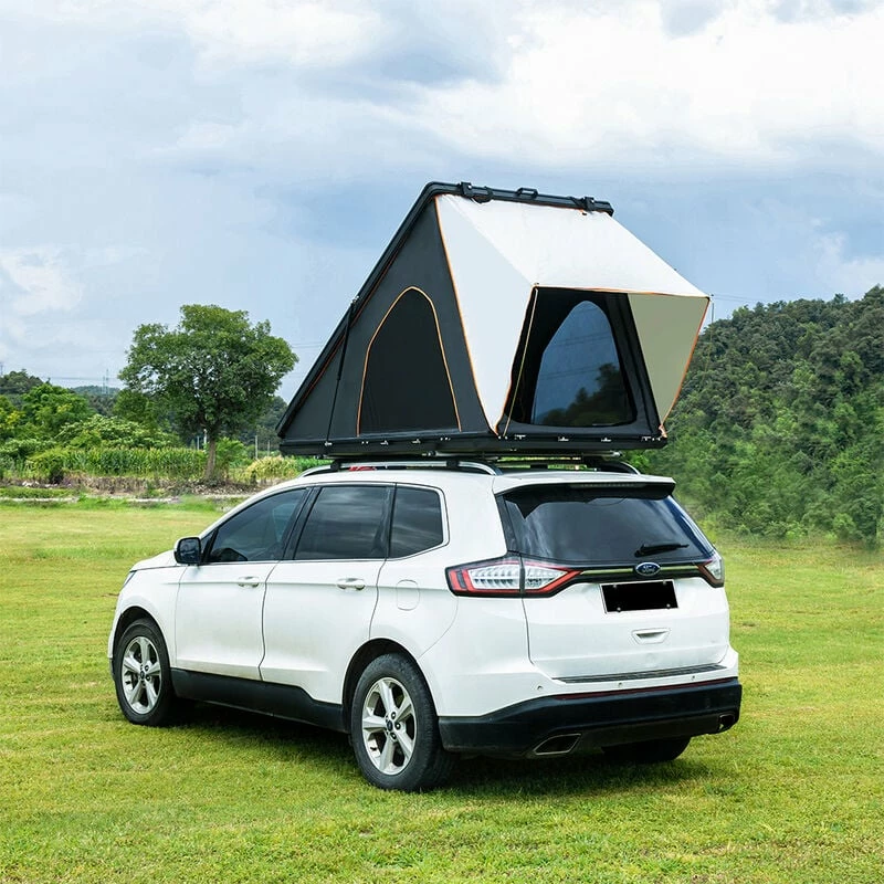 Trustmade Scout Original Triangle Aluminum Hardshell Rooftop Tent With Roof Rack 10 Trustmade Scout Original Triangle Aluminum Hardshell Rooftop Tent With Roof Rack - Image 8