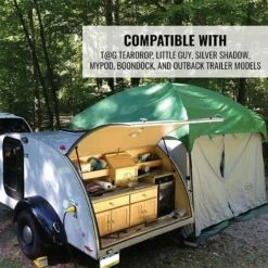 PahaQue Wilderness 10' X 10' Side-Mount Teardrop Trailer Screen Room Tent -Campingworld Shop 384395 8
