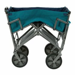 Collapsible Double Decker Outdoor Utility Wagon, Teal -Campingworld Shop 601891 5