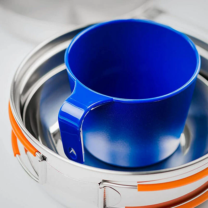 GSI Outdoors Glacier 1-Person Stainless Mess Kit 6 GSI Outdoors Glacier 1-Person Stainless Mess Kit - Image 4