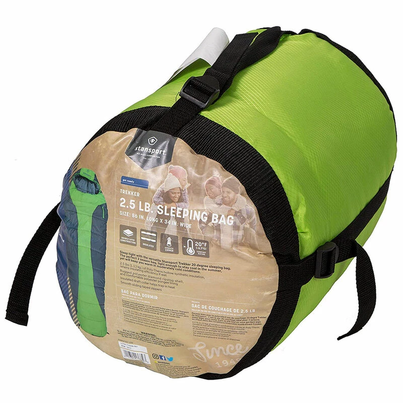 Stansport Trekker 20° Mummy Sleeping Bag 7 Stansport Trekker 20° Mummy Sleeping Bag - Image 5