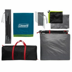 Coleman Dark Room Skydome 4-Person Camping Tent, Blue -Campingworld Shop 728236 10