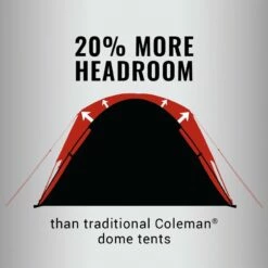 Coleman Skydome 4-Person Camping Tent, Blue Nights -Campingworld Shop 728239 4