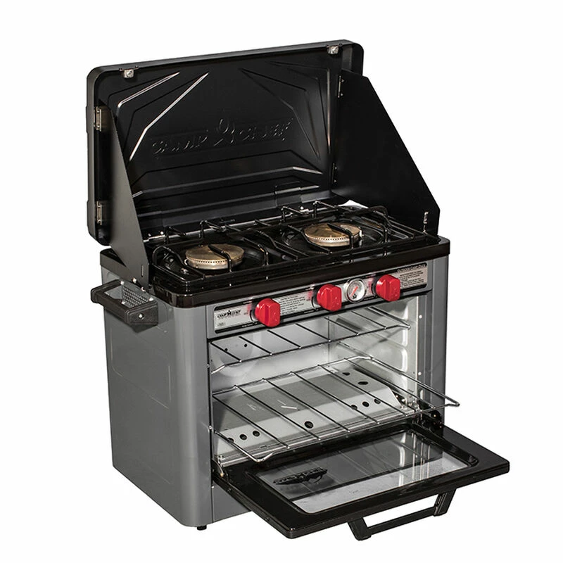 Camp Chef Deluxe Outdoor Oven And 2-Burner Stove 3 Camp Chef Deluxe Outdoor Oven And 2-Burner Stove