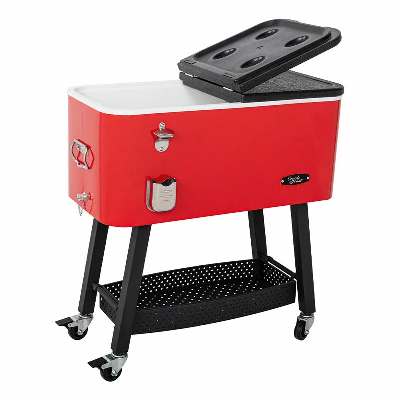Creole Feast 80-Quart Premium Rolling Cooler 4 Creole Feast 80-Quart Premium Rolling Cooler - Image 2
