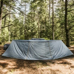 Overland Vehicle Systems Nomadic 180 Awning Side Wall, Dark Gray
