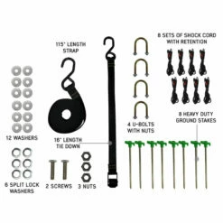 Overland Vehicle Systems Nomadic 270 LT Awning With Wall 1, 2, And Mounting Brackets, Passenger Side, Dark Gray -Campingworld Shop 755225 5