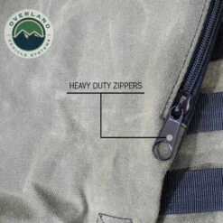 Overland Vehicle Systems Canyon Extra Large Trash Bag With Spare Tire Mount, #16 Waxed Canvas 12 Overland Vehicle Systems Canyon Extra Large Trash Bag With Spare Tire Mount, #16 Waxed Canvas -Campingworld Shop 755229 3