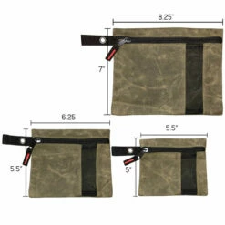 Overland Vehicle Systems Canyon Small Bags, #12 Waxed Canvas, Set Of 3 -Campingworld Shop 755245 4
