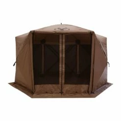 Gazelle Tents G6 Deluxe 6-Sided Portable Gazebo, Badlands Brown -Campingworld Shop 755299 2