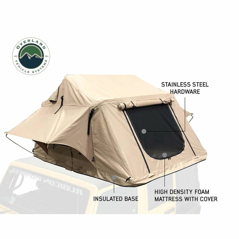 Overland Vehicle Systems TMBK 3-Person Rooftop Tent 9 Overland Vehicle Systems TMBK 3-Person Rooftop Tent - Image 7