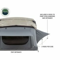 Overland Vehicle Systems Nomadic 4 Extended Rooftop Tent With Annex -Campingworld Shop 755396 3